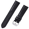 Genuine Leather / Leather / Calf Hair Watch Band Black / White / Red 20cm / 7.9 Inches 2cm / 0.8 Inches