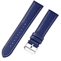 Genuine Leather / Leather / Calf Hair Watch Band Blue 17cm / 6.69 Inches / 18cm / 7 Inches / 19cm / 7.48 Inches 1cm / 0.39 Inches / 1.2cm / 0.47 Inches / 1.3cm / 0.5 Inches