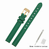 Genuine Leather / Leather / Calf Hair Watch Band Green Other / 17cm / 6.69 Inches / 19cm / 7.48 Inches 1cm / 0.39 Inches