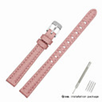Genuine Leather / Leather / Calf Hair Watch Band Pink Other / 17cm / 6.69 Inches / 19cm / 7.48 Inches 1cm / 0.39 Inches