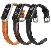 Genuine leather band wrist strap for xiaomi mi band 4/3 smart watch Bracelet miniinthebox