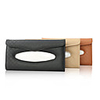Genuine Leather Car Visor Tissue Holder Multi-Functional Organizer Visor Tissue Box Bag for Car amp; Truck