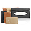 Genuine Leather Car Visor Tissue Holder with CD Holder Multi-Functional CD Organizer Visor Tissue Box Bag Card Slot for Car amp; Truck