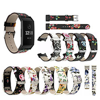 Genuine Leather Printed Strap For Fitbit Charge 4 Watch Accessories Bracelet Replacement For Fitbit Charge 3 Watch band miniinthebox