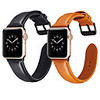 Genuine Leather Smartwatch Band for Apple Watch Series 6 SE 5 4 3 2 1 Classic Buckle iwatch Strap