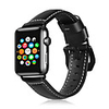 Genuine Leather Watch Band for Apple Watch Series 6 SE 5 4 3 2 1 Apple Solid color Wrist Strap