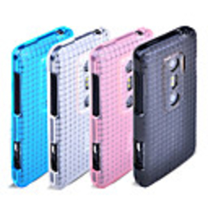 Genuine ROCK Magic Cube TPU Soft Protective Case for HTC EVO 3D X515M