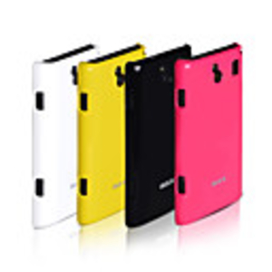 Genuine ROCK Protective PC Back Case w/ Screen Guard Cleaning Cloth for Samsung i8700