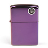 Genuine Zippo Copper Oil Lighter - Abyss Logo (Purple)