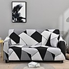 Geometric 1-Piece Sofa Cover Couch Cover Furniture Protector Soft Stretch Slipcover Spandex Jacquard Fabric Super Fit for 1~4 Cushion Couch and L Shape Sofa, Easy to Install(1 Free Cushion Cover)