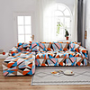 Geometric 1-Piece Sofa Cover Couch Cover Furniture Protector Soft Stretch Sofa Slipcover Spandex Jacquard Fabric Super Fit for 1~4 Cushion Couch and L Shape Sofa, Easy to Install(1 Free Cushion Cover)