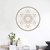 Geometric Circular Hexagonal Composite Cube Pattern Yoga Studio Creative Decorative Wall Stickers