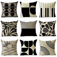 Geometric Double Side Cushion Cover 1PC Soft Decorative Square Throw Pillow Cover Cushion Case Pillowcase for Bedroom Livingroom Superior Quality Machine Washable Indoor Cushion for Sofa Couch Bed Chair miniinthebox