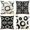Geometric Double Side Cushion Cover 4PC Soft Decorative Square Throw Pillow Cover Cushion Case Pillowcase for Bedroom Livingroom Superior Quality Machine Washable Indoor Cushion for Sofa Couch Bed Chair miniinthebox