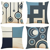 Geometric Double Side Cushion Cover 4PC Soft Decorative Square Throw Pillow Cover Cushion Case Pillowcase for Bedroom Livingroom Superior Quality Machine Washable Indoor Cushion for Sofa Couch Bed Chair miniinthebox