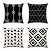 Geometric Double Side Cushion Cover 4PC Soft Decorative Square Throw Pillow Cover Cushion Case Pillowcase for Bedroom Livingroom Superior Quality Machine Washable Indoor Cushion for Sofa Couch Bed Chair miniinthebox