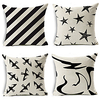 Geometric Double Side Cushion Cover 4PC Soft Decorative Square Throw Pillow Cover Cushion Case Pillowcase for Bedroom Livingroom Superior Quality Machine Washable Indoor Cushion for Sofa Couch Bed Chair miniinthebox
