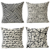 Geometric Double Side Cushion Cover 4PC Soft Decorative Square Throw Pillow Cover Cushion Case Pillowcase for Bedroom Livingroom Superior Quality Machine Washable Indoor Cushion for Sofa Couch Bed Chair miniinthebox