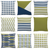 Geometric Double Side Cushion Cover 9PC Soft Decorative Square Throw Pillow Cover Cushion Case Pillowcase for Bedroom Livingroom Superior Quality Machine Washable Indoor Cushion for Sofa Couch Bed Chair miniinthebox