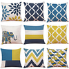 Geometric Double Side Cushion Cover 9PC Soft Decorative Square Throw Pillow Cover Cushion Case Pillowcase for Bedroom Livingroom Superior Quality Machine Washable Indoor Cushion for Sofa Couch Bed Chair miniinthebox