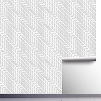 Geometric Home Decoration Wall Covering,  PVC / Vinyl Material Self adhesive Wallpaper,  Room Wallcovering miniinthebox