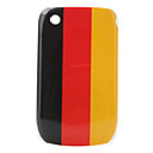 Germany Flag Pattern Protective Case for Blackberry 8520 and 8530