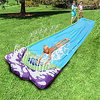 Giant Lawn Water Slide Inflatable 16ft Single Silp Slide Play Center Slide Water Spraying and Crash Pad For Kids Children Summer Backyard Swimming Pool Games Outdoor Toys with Bumper miniinthebox