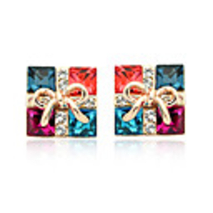 Gift Box Crystal Ear Studs
