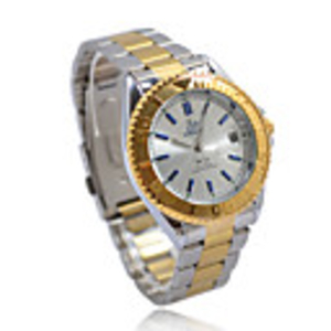 Gift Unique Golden Mechanical Auto Mens Watch UN6