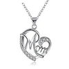 gifts for mom mother necklace pendant sterling silver for women love heart mom birthday gifts