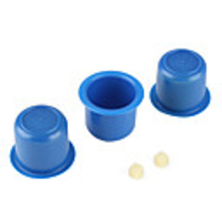 Gimmick Magic Props-Magic Mini 3-Cup Ball (Blue)