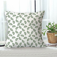 Ginko Double Side Cushion Cover 1PC Soft Decorative Square Throw Pillow Cover Cushion Case Pillowcase for Sofa Bedroom Livingroom Outdoor Superior Quality Machine Washable Outdoor Cushion for Sofa Couch Bed Chair miniinthebox