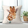 Giraffe Animal Double Side Cushion Cover 1PC Soft Decorative Square Throw Pillow Cover Cushion Case Pillowcase for Sofa Bedroom Livingroom Outdoor Superior Quality Machine Washable Outdoor Cushion for Sofa Couch Bed Chair miniinthebox