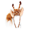 giraffe ears headband and tail kit for kids and adults
