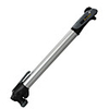 GIYO Mini Bike Pump Portable Lightweight Durable Accurate Inflation Stable For Road Bike Mountain Bike MTB Folding Bike Cycling Bicycle Aluminium Alloy Silver