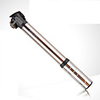 GIYO Mini Bike Pump Portable Lightweight Durable Accurate Inflation Stable For Road Bike Mountain Bike MTB Folding Bike Cycling Bicycle Aluminium Alloy Silver