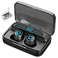GL1038 Wireless Earbuds TWS Headphones Bluetooth5.0 Stereo with Microphone with Volume Control with Charging Box Auto Pairing for Sport Fitness