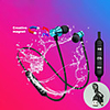 GL710 In-ear Sport IPX5 Waterproof Sweatproof Magnetic Absorption Voice Prompt Bluetooth Earphone Stereo Sports Earbuds For IOS Android