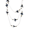 Glass Bead Coloured Glaze Necklace