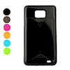 Glazing Protective Hard Case for Samsung i9100 Galaxy S2 with Card Holder