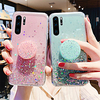 Glitter Shine Phone Case For Samsung Galaxy S21 Plus S21 Ultra S20 A52 A72 Soft Silicone Back Cover With Phone Holder For Samsung Galaxy A51 A71 A81 A91 Note 10 Plus miniinthebox
