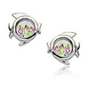 Glitter Small Fish Ear Studs
