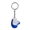 Glove Style Keychain with Soft Plastic Material-Blue
