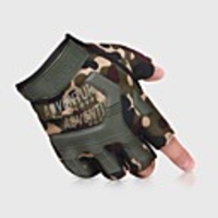 Gloves Climbing Gloves Sports Gloves Nylon Silica Gel Breathable Mesh Shock Resistant Adjustable Size Breathable Thick Anti Slip Climbing Cycling / Bike Police / Military For Mountain Bike Outdoor