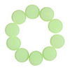 Glow-in-the-Dark Silicone Tailcaps for Flashlights (14mm Green / 10-Pack)