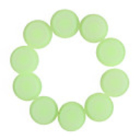 Glow-in-the-Dark Silicone Tailcaps for Flashlights (14mm Green / 10-Pack)