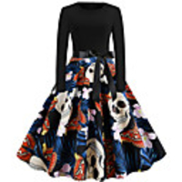 Goddess Floral Style Vintage Inspired Vacation Dress Dress Women