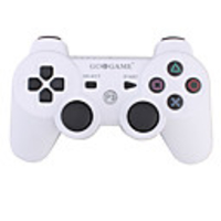 GOiGAME Wireless Two-Tone DualShock 3 Controller for PS3 (White Black)
