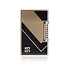 Gold and Black Rub Lighter
