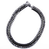 Gold And Silver Plated Alloy Necklace